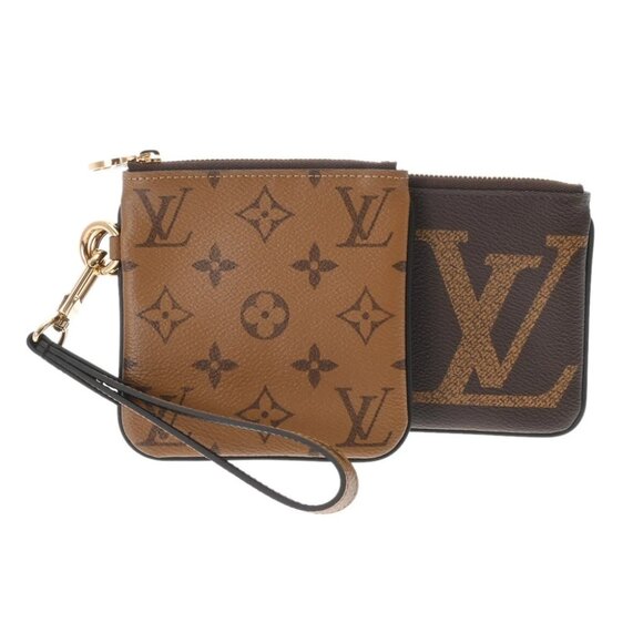 LOUIS VUITTON Monogram reverse Giant Pochette Trio - Picture 1 of 10